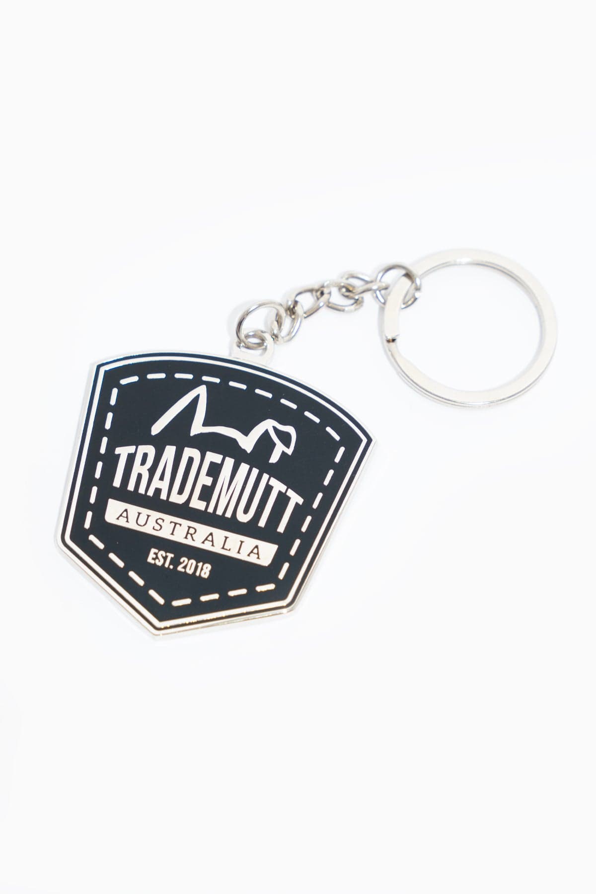 TradeMutt Shield Keyring