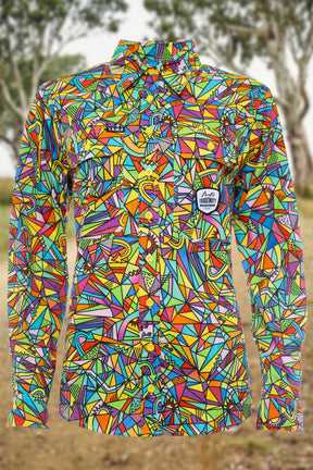 TradeMutt Workshirt Women's Bonza Full Button Long Sleeve Workshirt Women's Bonza Full Button Workshirt | TradeMutt Workshirts