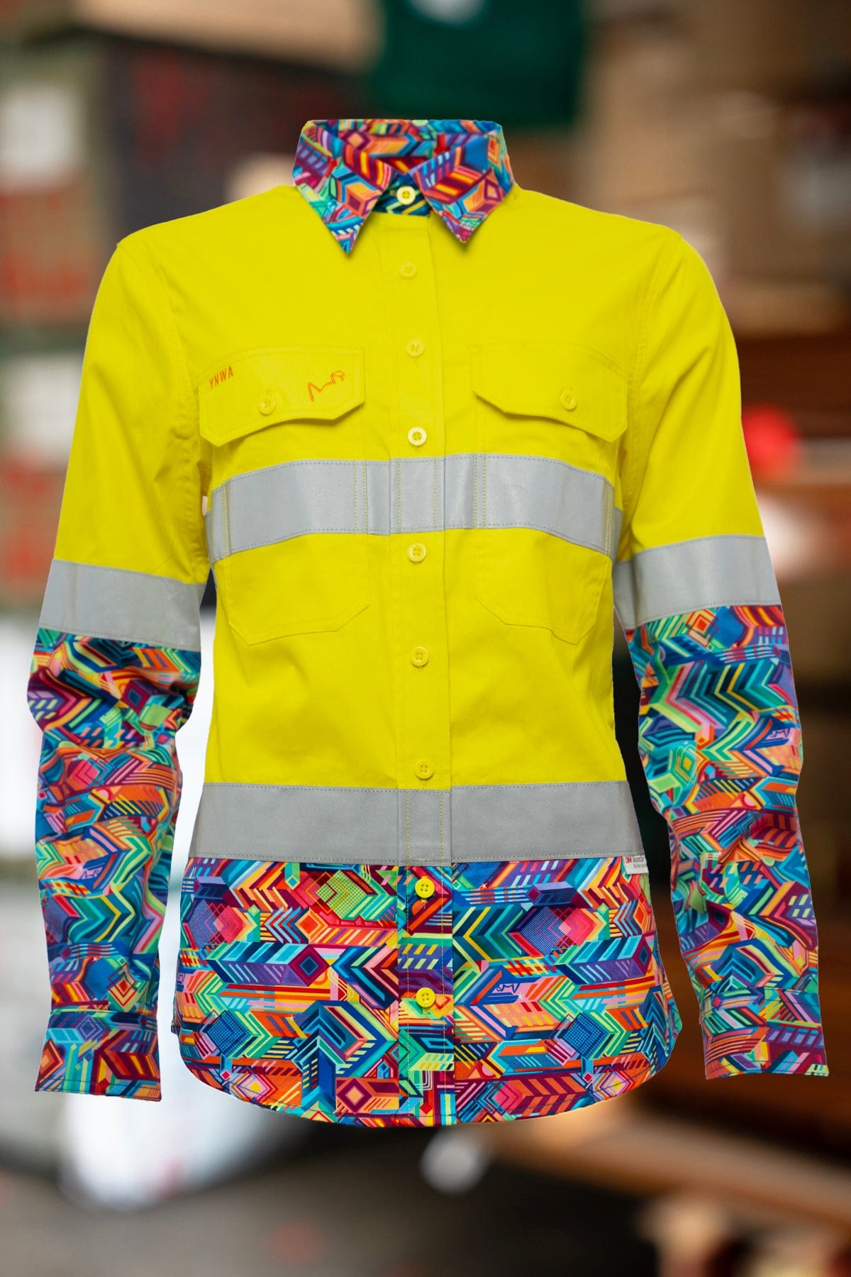 Women's Watts Up Yellow Day/Night Hi Vis Workshirt