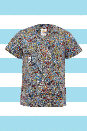 TradeMutt Scrubs Where's Wallaby? Unisex Scrub Top Where's Wallaby? Unisex Scrub Tops