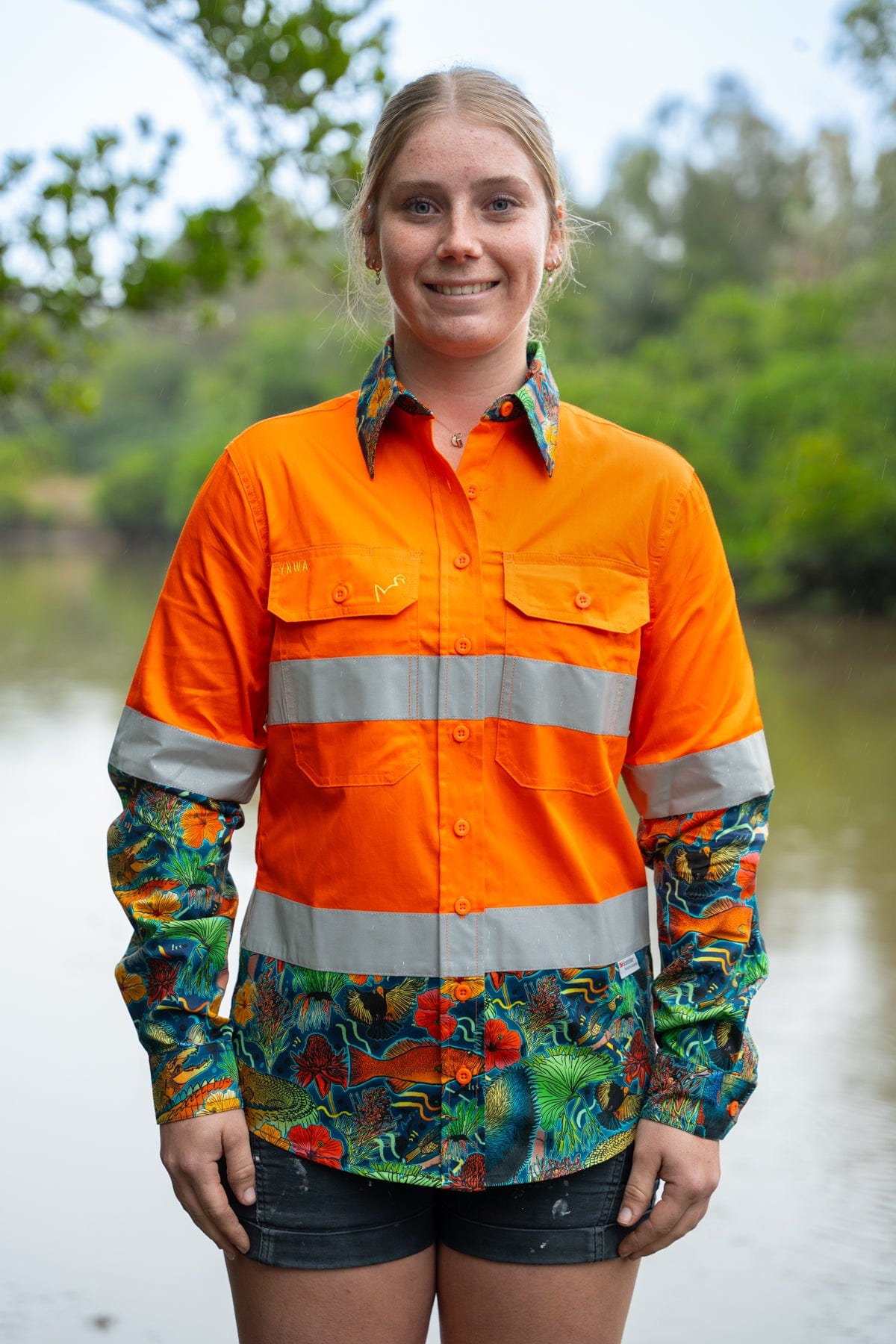 Women's Dundee Orange Day/Night Hi Vis Workshirt