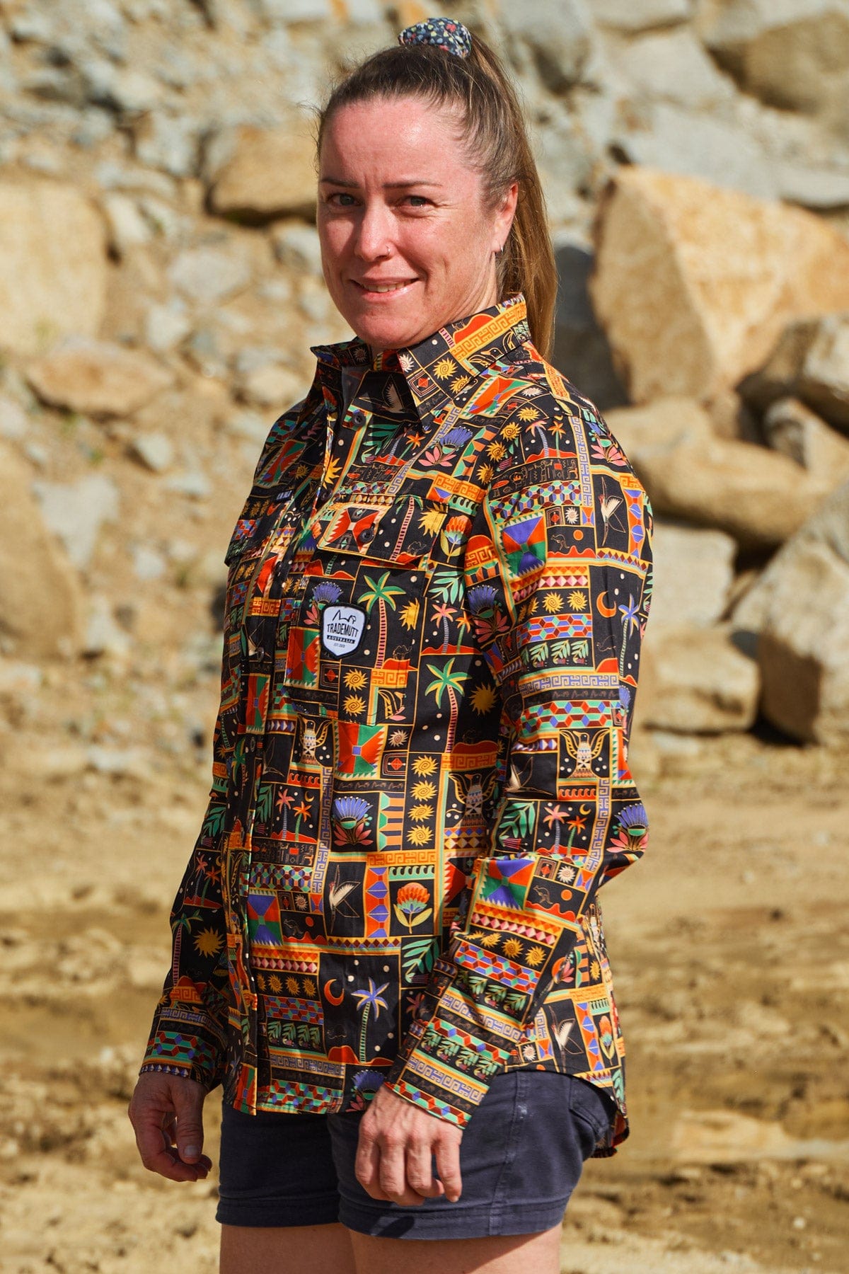 Women's Pharaoh Dinkum Full Button Long Sleeve Workshirt