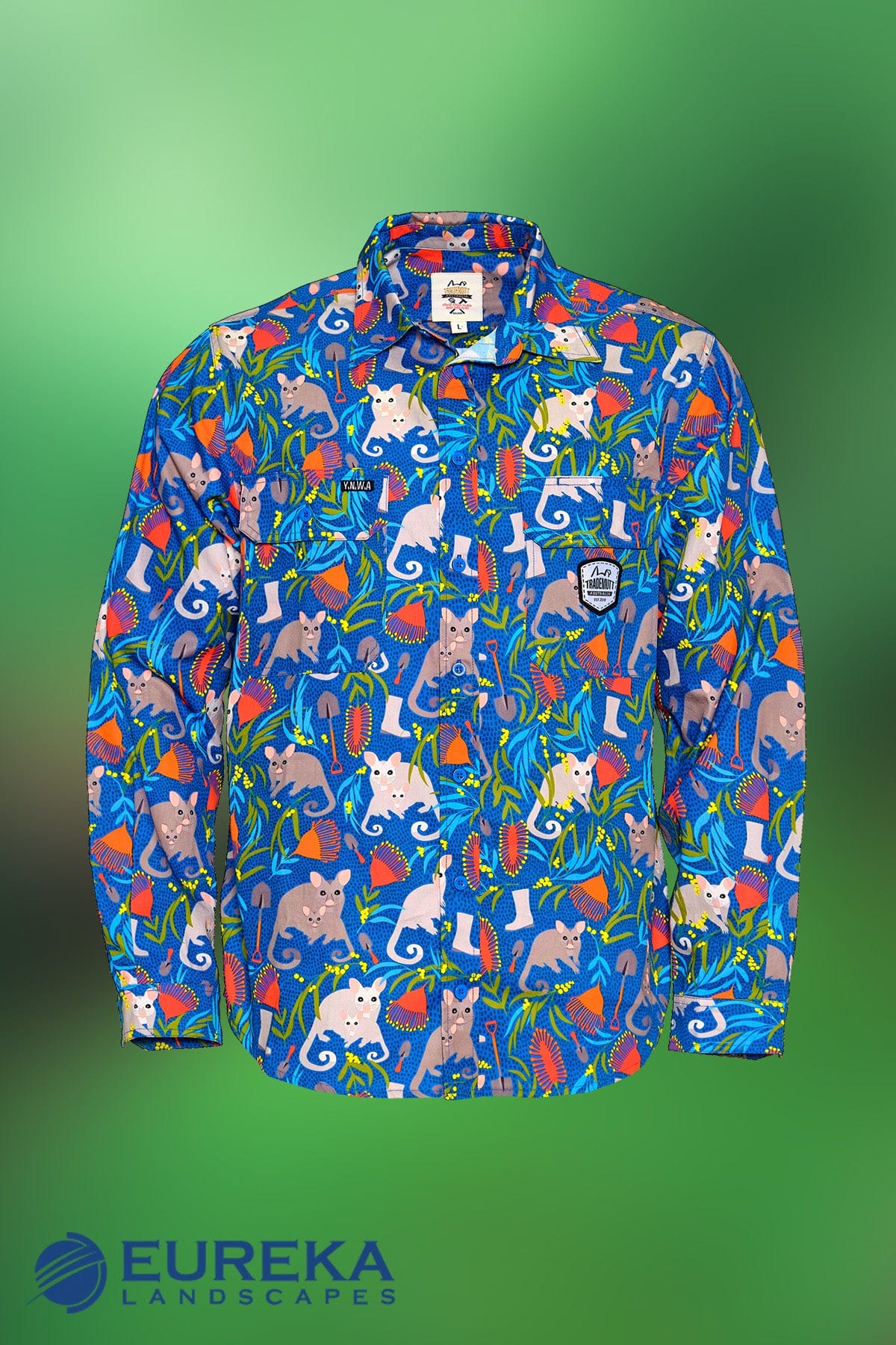 TradeMutt Custom Eureka Landscapes Cotton Work Shirts Custom Eureka Landscapes Cotton Work Shirts 20939