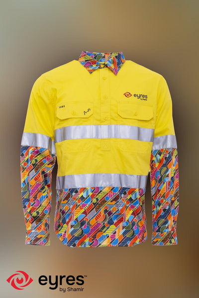 Custom "Lenswear" Eyres By Shamir Hi Vis Work Shirts