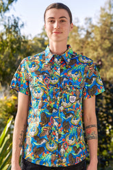 Women's Light Weight Flock Around & Find Out Short Sleeve Work Shirt