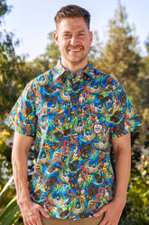 Men's Light Weight Flock Around & Find Out Short Sleeve Work Shirt