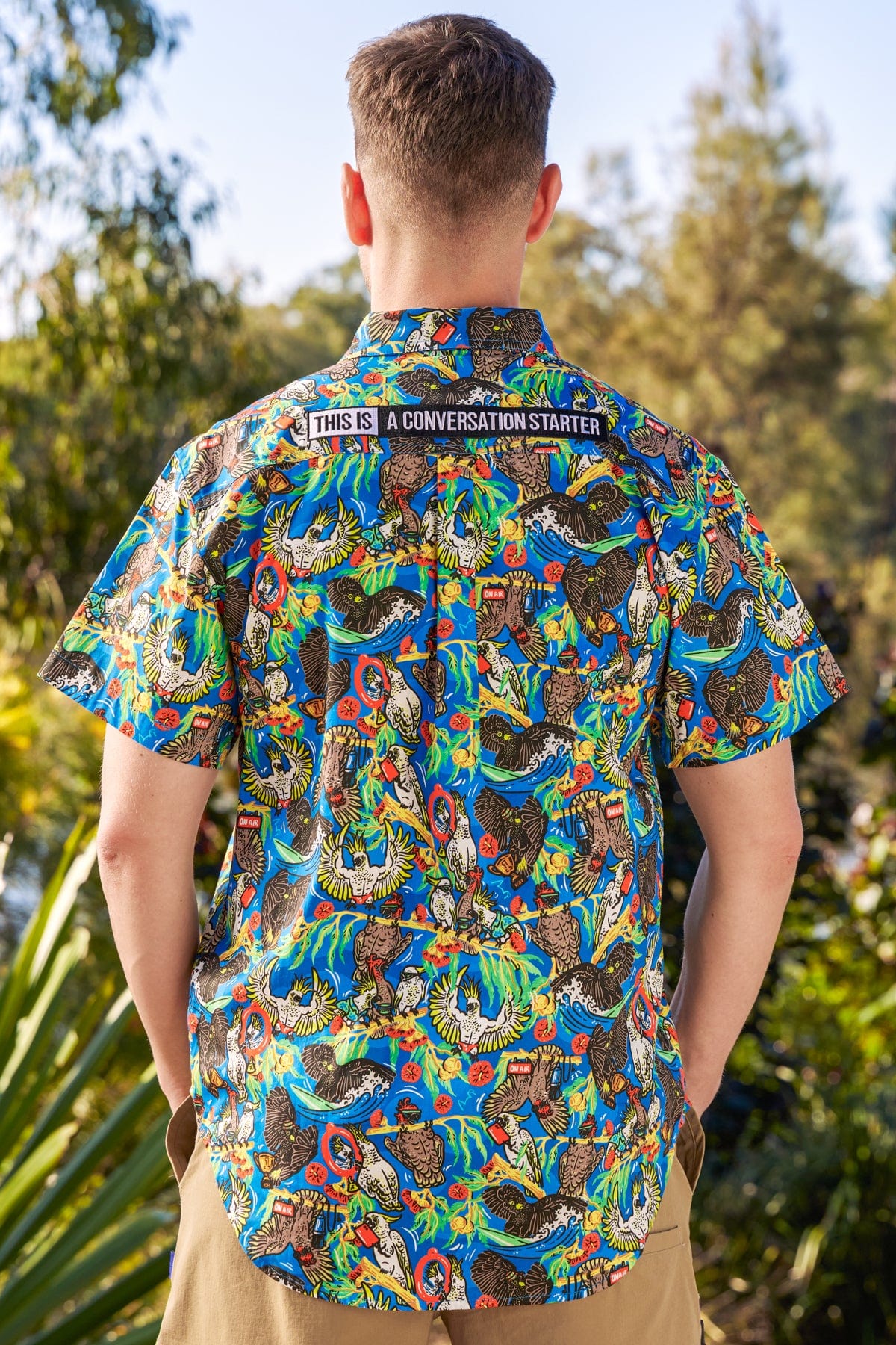 Men's Light Weight Flock Around & Find Out Short Sleeve Work Shirt