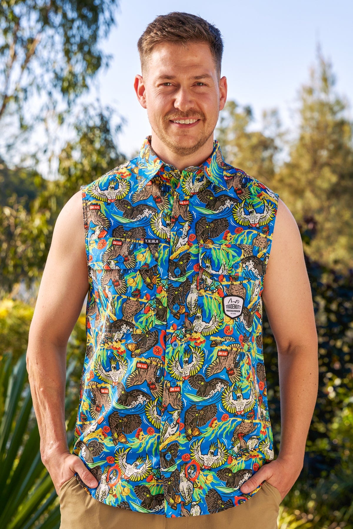 Flock Around & Find Out Territory Sleeve Work Shirt