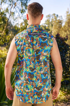 TradeMutt Workshirt Flock Around & Find Out Territory Sleeve Work Shirt Flock Around & Find Out Territory Sleeve Work Shirt