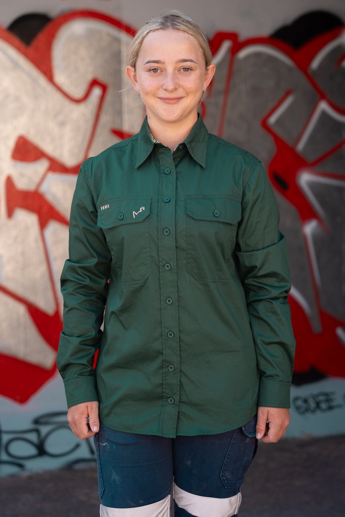 Women's Flocken Oath Undercover Mutter Green Workshirt