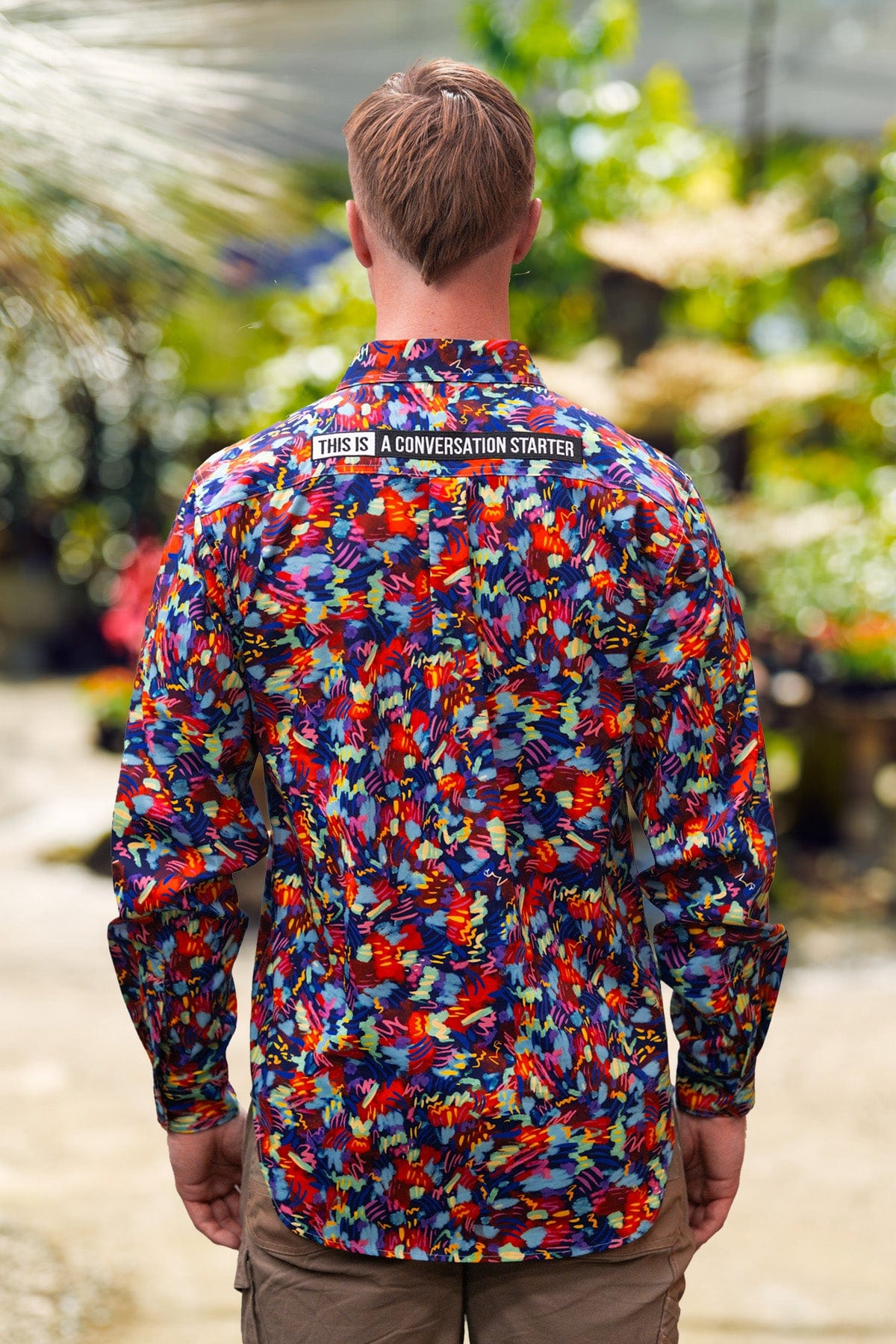 Men's Artsy Fartsy Full Print Workshirt