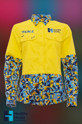 TradeMutt Custom Healthy Heads Hi Vis Work Shirts Custom Healthy Heads Hi Vis Work Shirts 21444