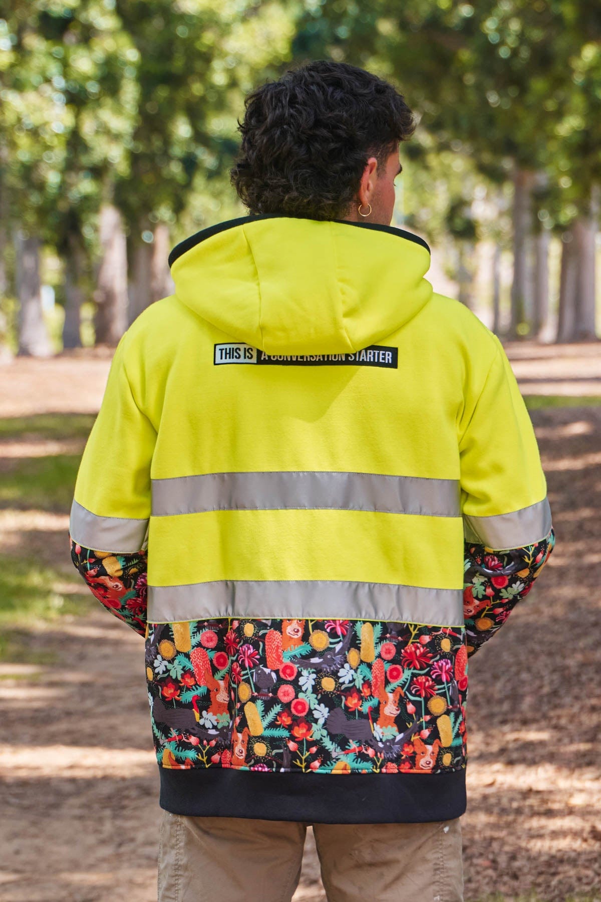 Swoopy Bois Yellow Hi Vis Hoodie