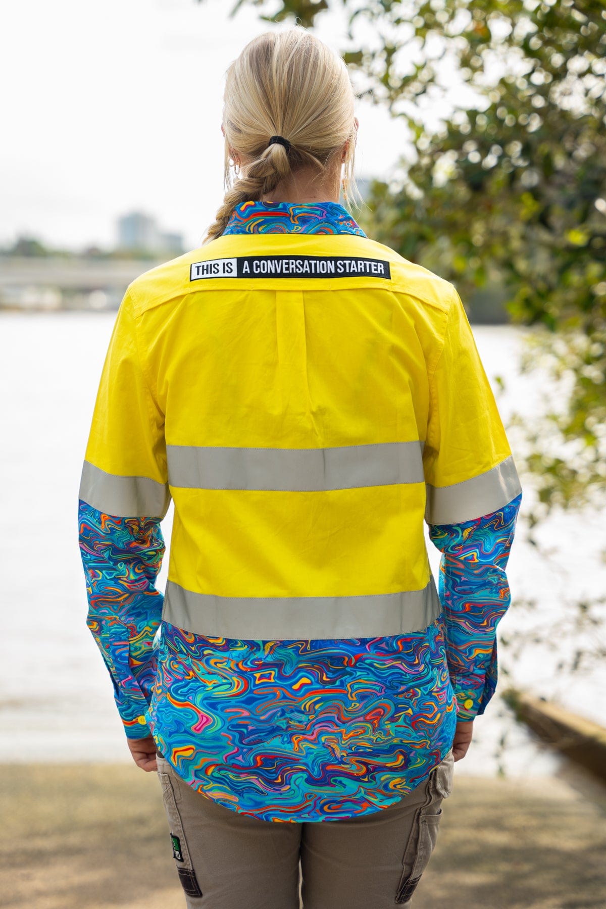 Women's The Specific Ocean Yellow Day/Night Hi Vis 2.0 Workshirt