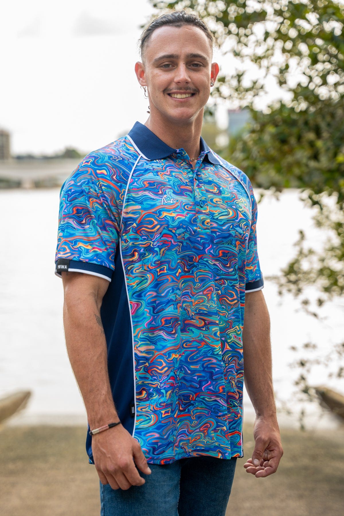 Unisex The Specific Ocean Short Sleeve Polo