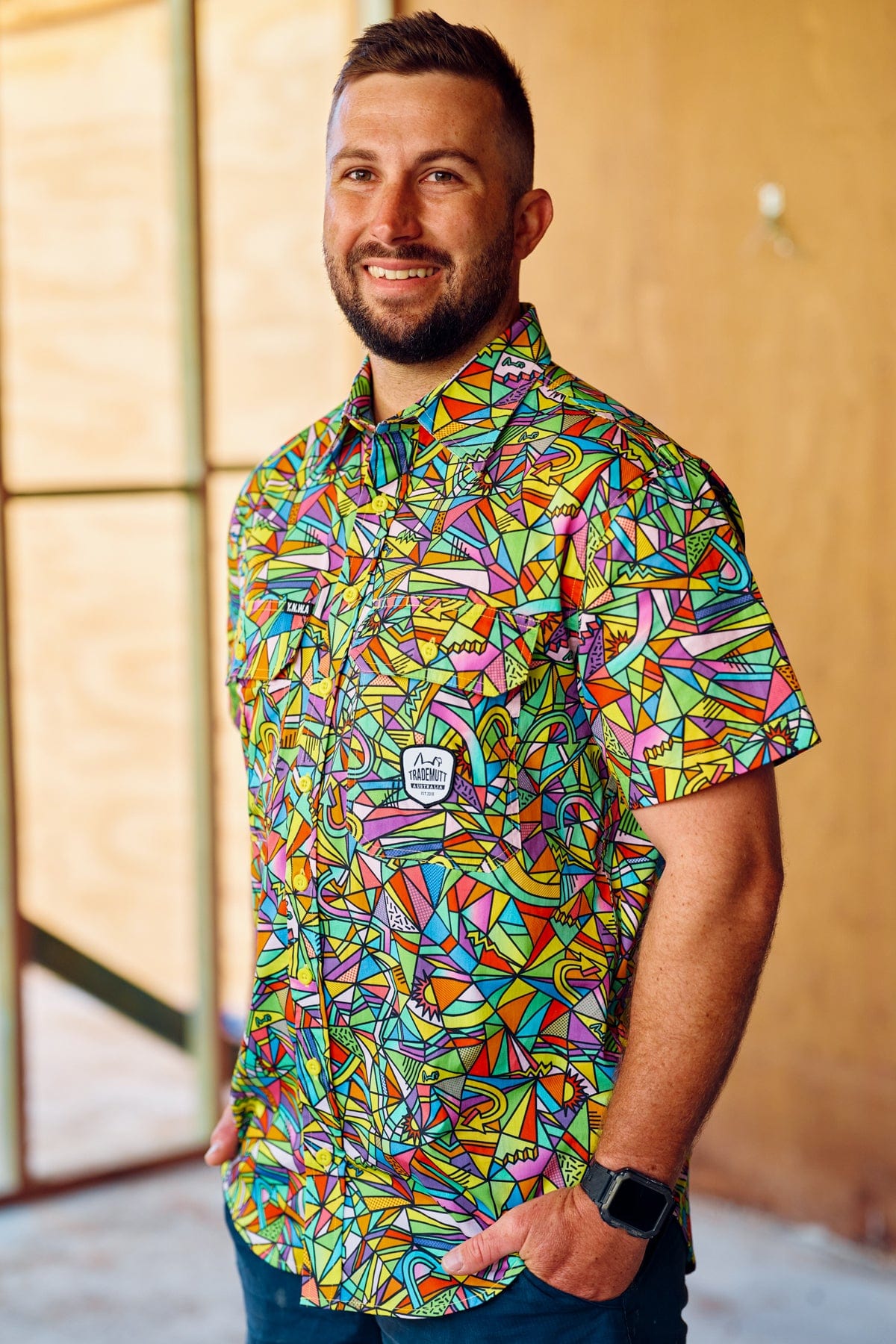 TradeMutt Workshirt Men's Bonza Full Button Short Sleeve Work Shirt Men's Bonza Short Sleeve Workshirt | TradeMutt Workshirts
