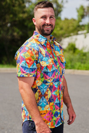 TradeMutt Workshirt Men's Fractal Short Sleeve Workshirt Men's Fractal Short Sleeve Workshirt | TradeMutt Workshirts