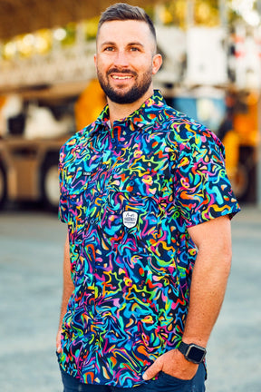 TradeMutt Workshirt Men's Pearler Full Button Short Sleeve Work Shirt Men's Pearler Short Sleeve Workshirt | TradeMutt Workshirts