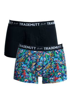 TradeMutt Undies Men's Wrap It Up Undies - 2 Pack Men's Wrap It Up Undies Trunks 2 Pack | TradeMutt