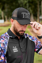 Black Trucker Cap