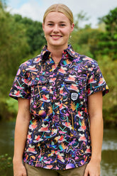 Women's Pork Patrol Short Sleeve Work Shirt
