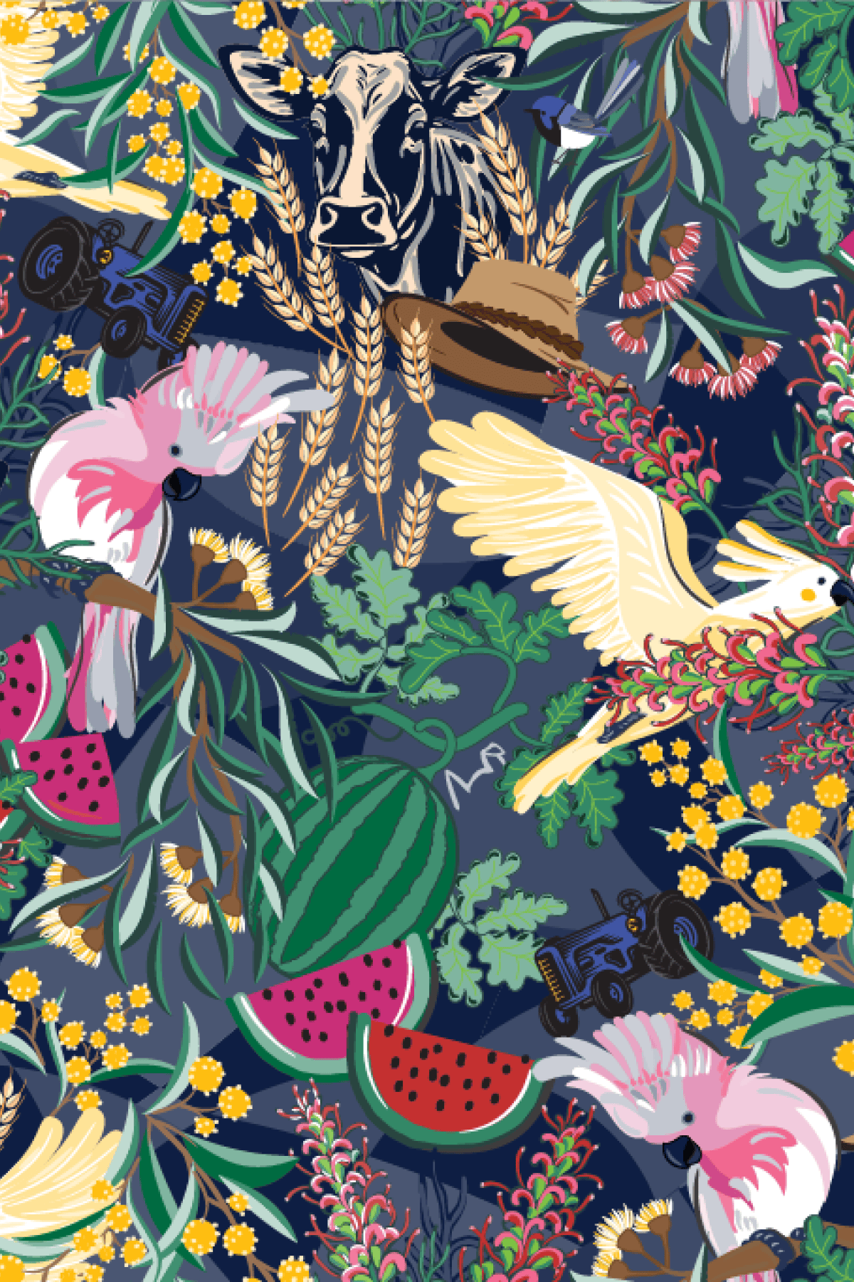 Red Hill Creative "Cockies and Cowpats" Work Shirt