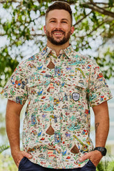 Men's Light Weight Silly Season Short Sleeve Work Shirt