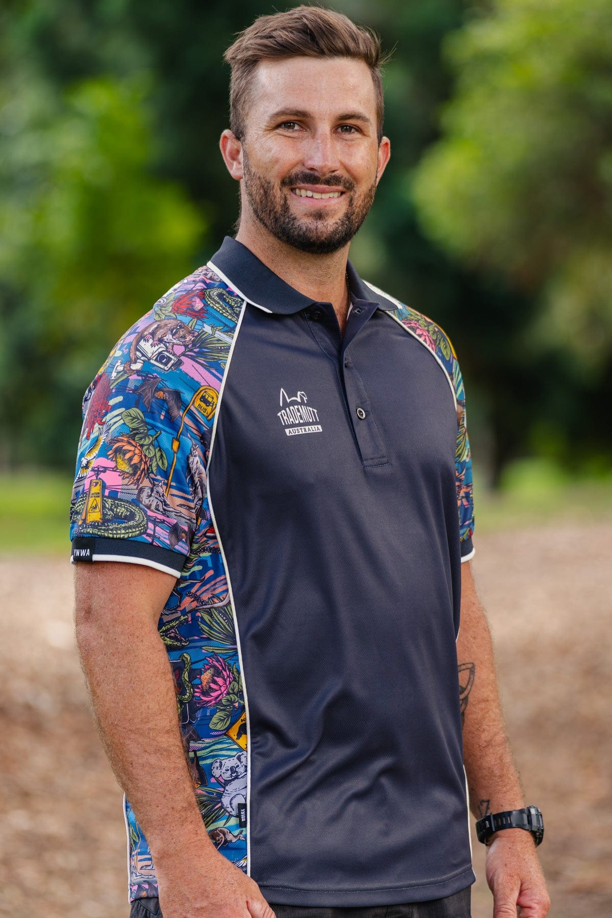 TradeMutt Workshirt Unisex May Short Sleeve Polo Unisex May Short Sleeve Polo