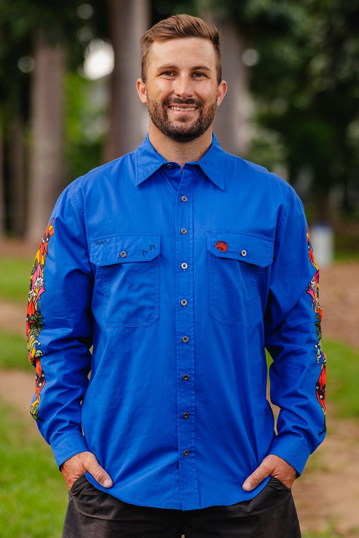 TradeMutt Workshirt Men's May 2 Half Button Work Shirt Men's May 2 Half Button Work Shirt