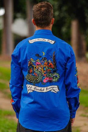 Men's Cold Blooded Bushranger Full Button Work Shirt