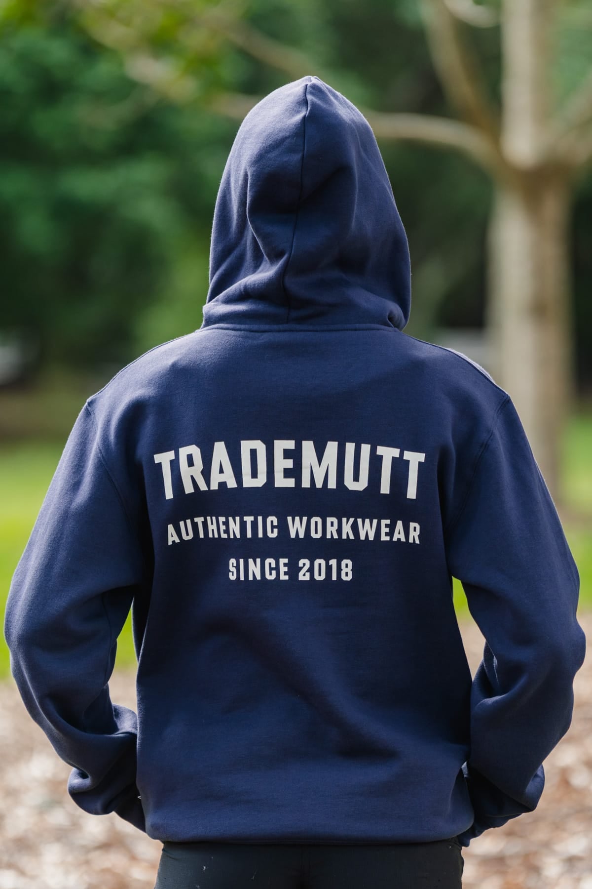 TradeMutt Workshirt APR_ Hoodie Navy APR_ Hoodie Navy