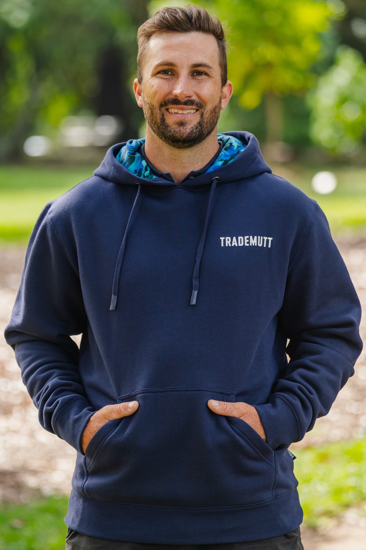 TradeMutt Workshirt APR_ Hoodie Navy APR_ Hoodie Navy