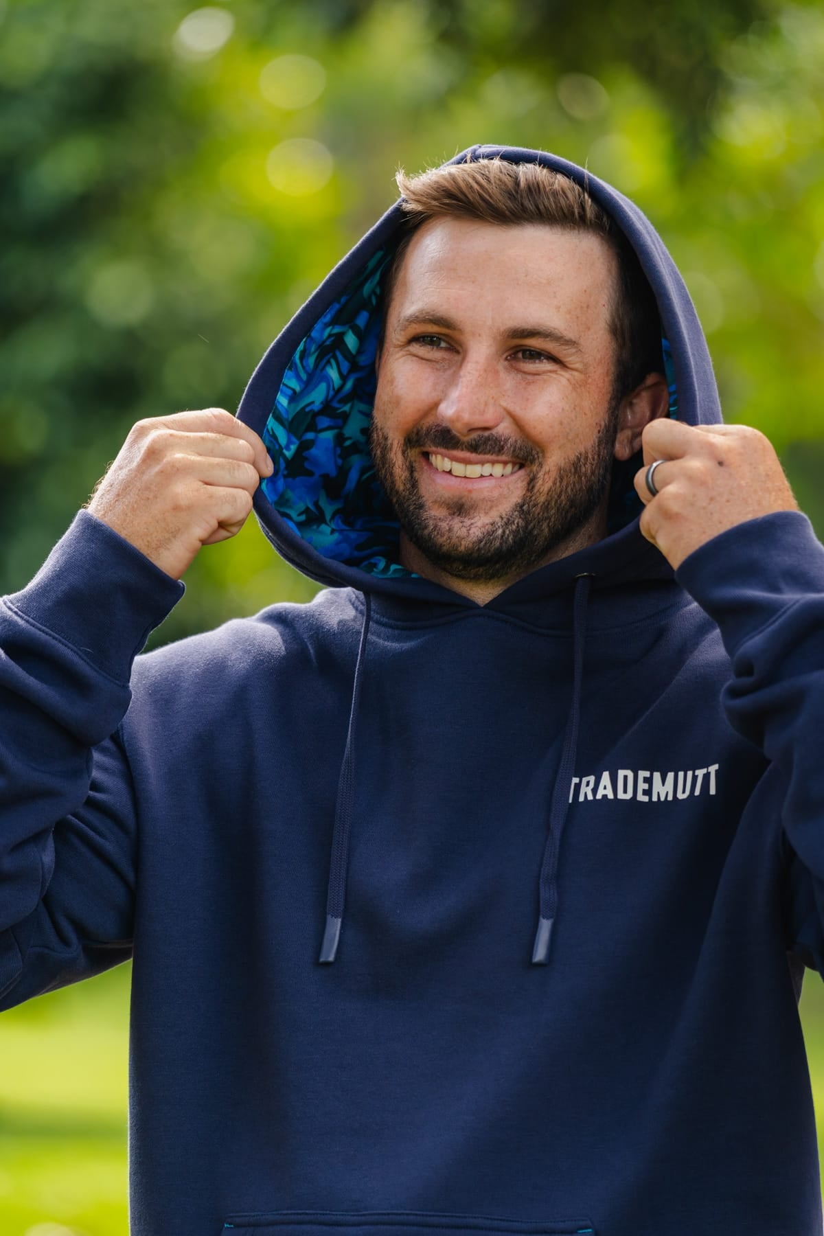 TradeMutt Workshirt APR_ Hoodie Navy APR_ Hoodie Navy