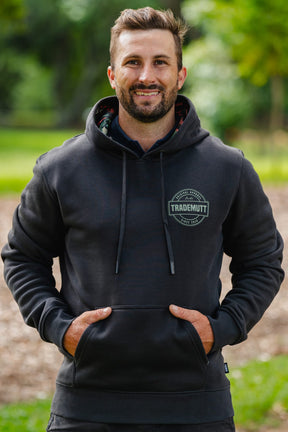 TradeMutt Workshirt APR_ Hoodie Charcoal APR_ Hoodie Charcoal