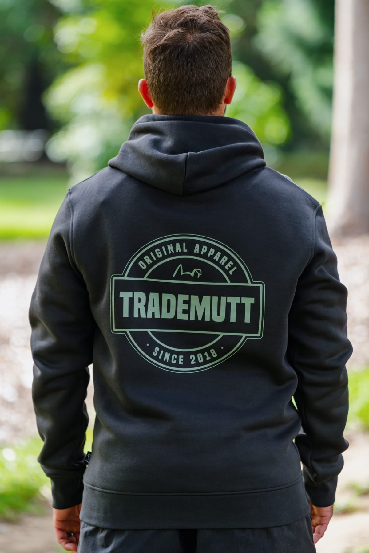 TradeMutt Workshirt APR_ Hoodie Charcoal APR_ Hoodie Charcoal