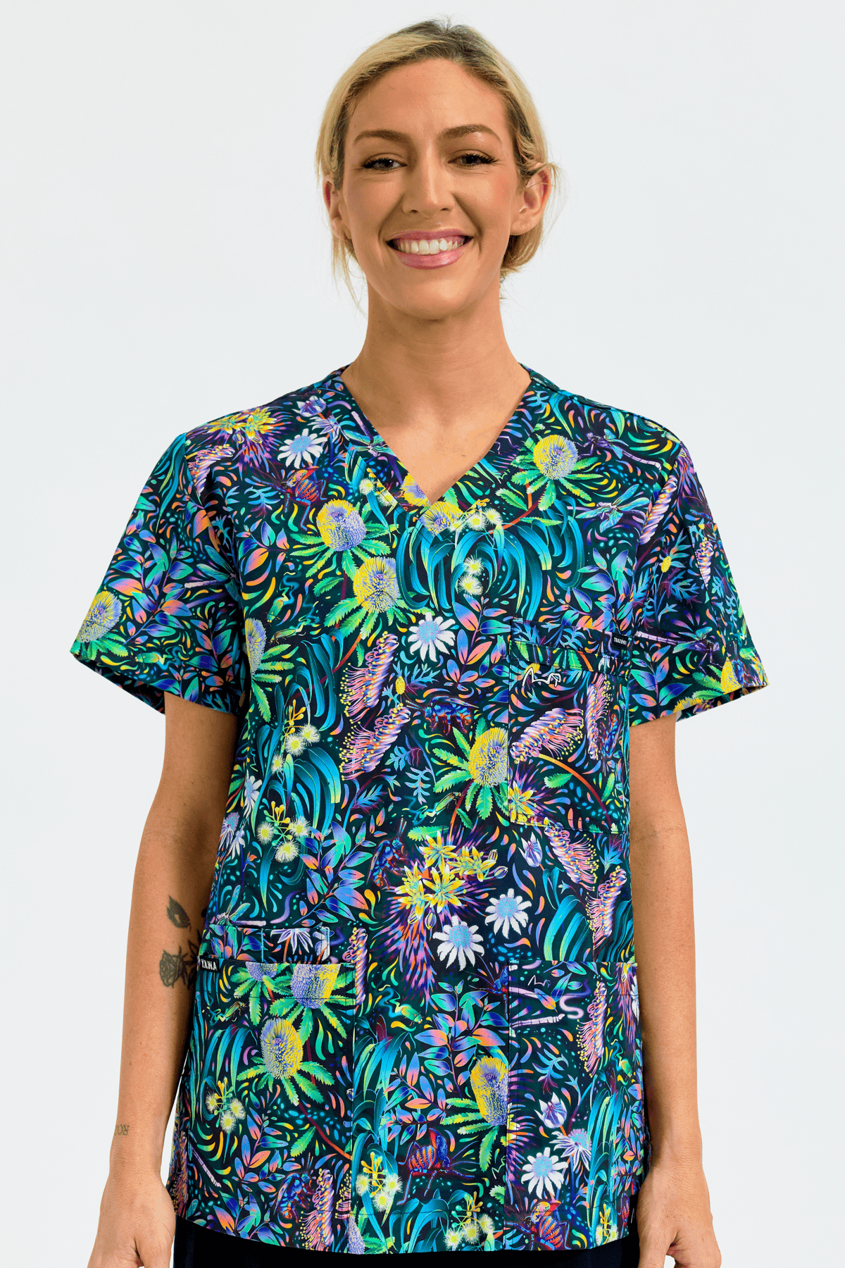 TradeMutt Scrubs True Blue Mountains Scrub Top True Blue Mountains Scrub Top | TradeMutt