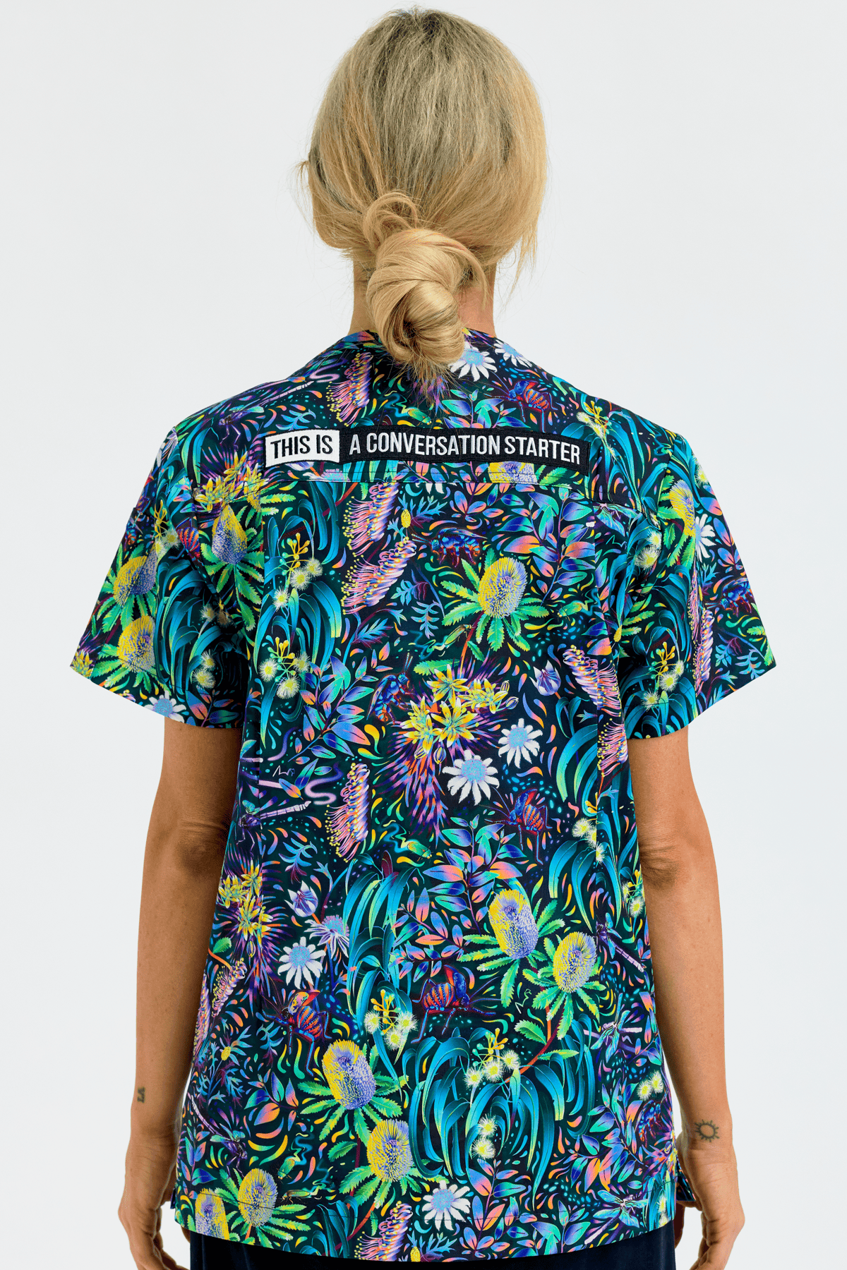 TradeMutt Scrubs True Blue Mountains Scrub Top True Blue Mountains Scrub Top | TradeMutt
