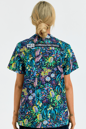 TradeMutt Scrubs True Blue Mountains Scrub Top True Blue Mountains Scrub Top | TradeMutt