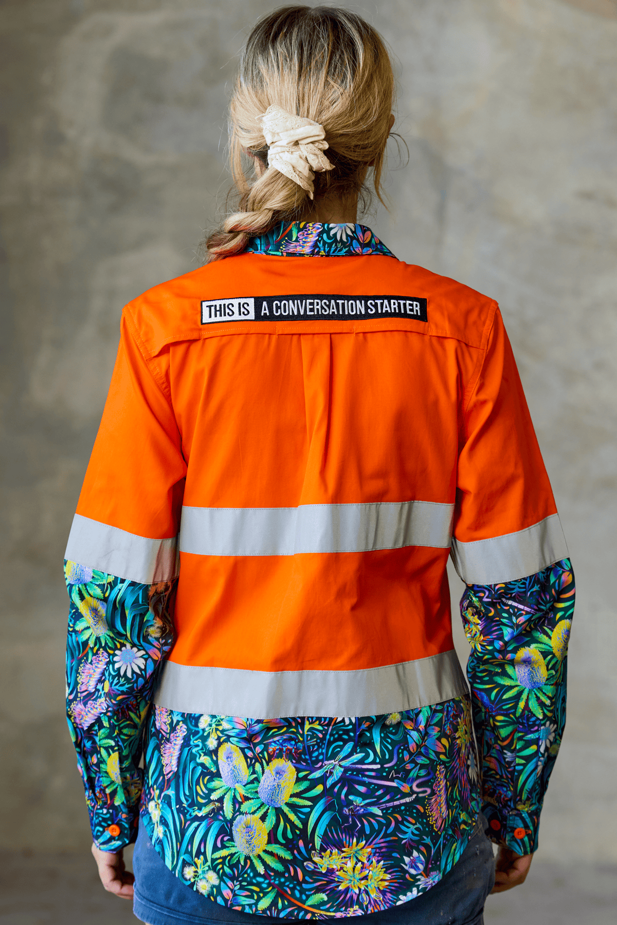 TradeMutt Orange Hi Vis Workshirt Women's True Blue Mountains Orange Day/Night Hi Vis Work Shirt Women's True Blue Mountains Hi Vis Work Shirt | TradeMutt