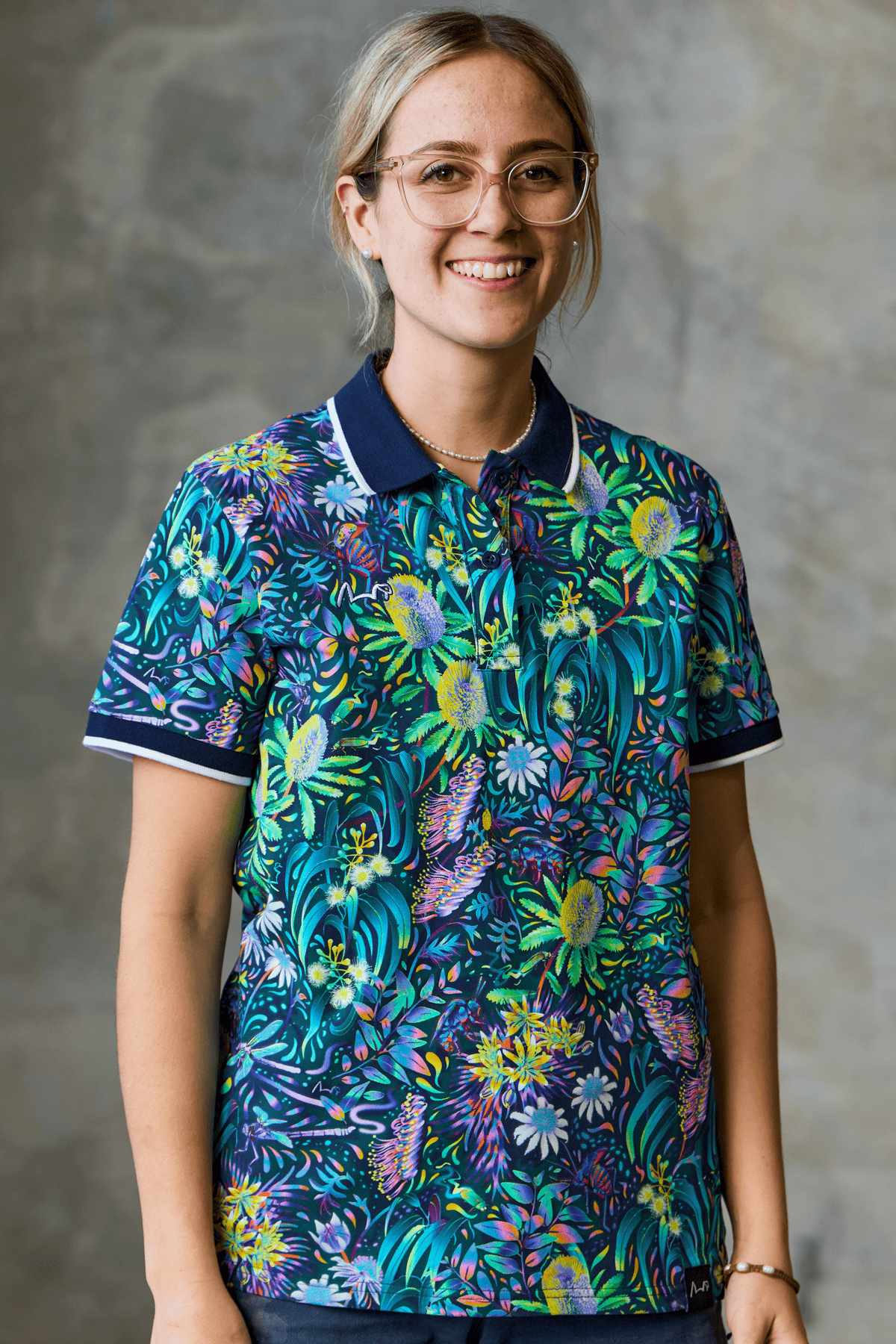TradeMutt Cotton Polo Women's True Blue Mountains Cotton Short Sleeve Polo Women's True Blue Mountains Cotton Polo | TradeMutt