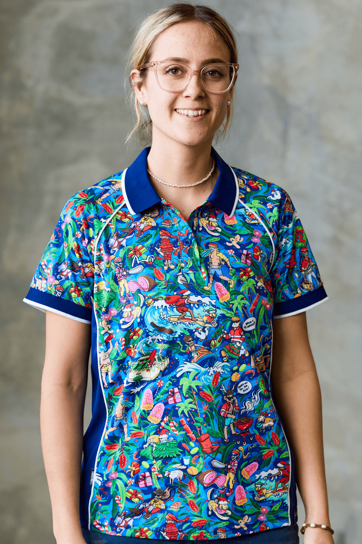 TradeMutt RPET Polo Women's Wrap It Up Short Sleeve Polo Unisex RPET Pearler Charcoal Polo | TradeMutt Workshirts