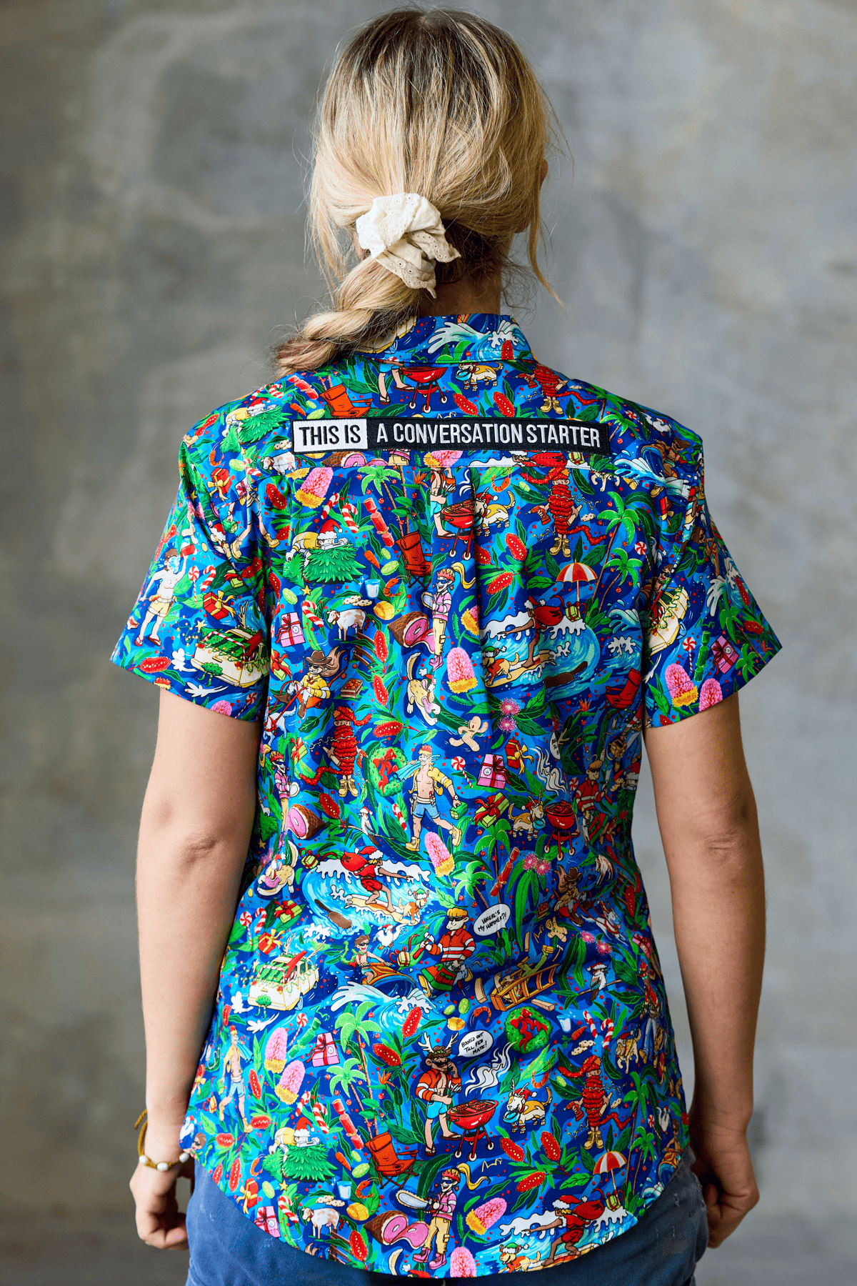 TradeMutt Workshirt Women's Lightweight Wrap It Up Short Sleeve Workshirt Women's Lightweight Wrap It Up Short Sleeve Workshirt