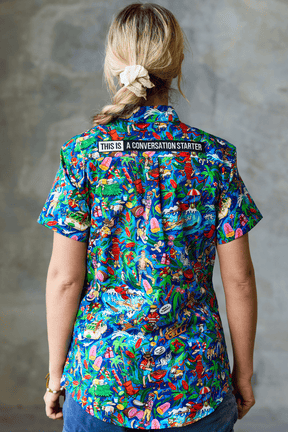 TradeMutt Workshirt Women's Lightweight Wrap It Up Short Sleeve Workshirt Women's Lightweight Wrap It Up Short Sleeve Workshirt