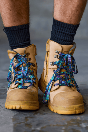 TradeMutt Footwear True Blue Mountains Shoelaces True Blue Mountains Shoelaces | TradeMutt 22755