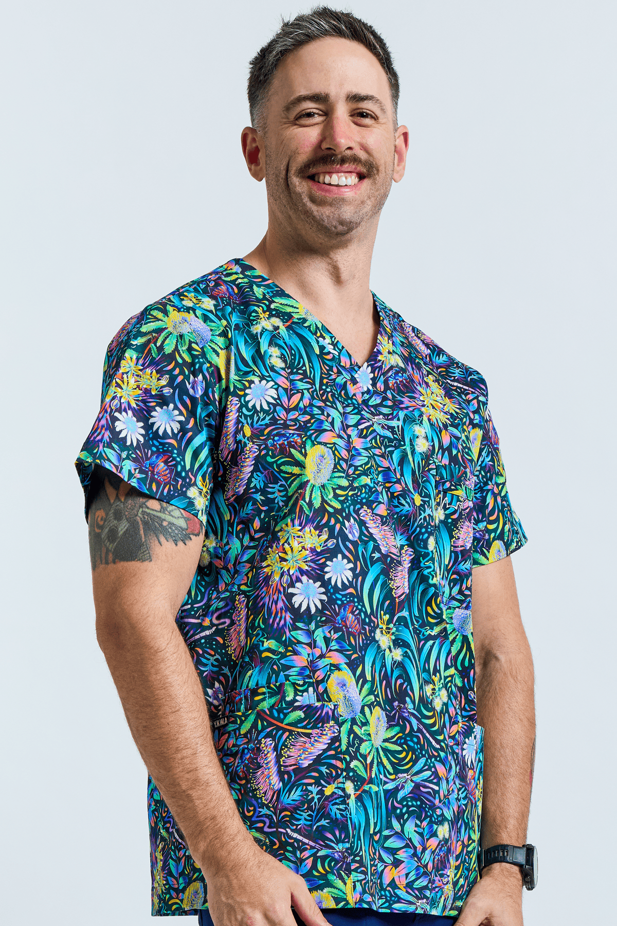 TradeMutt Scrubs True Blue Mountains Scrub Top True Blue Mountains Scrub Top | TradeMutt