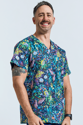 TradeMutt Scrubs True Blue Mountains Scrub Top True Blue Mountains Scrub Top | TradeMutt