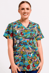TradeMutt Scrubs Mission: Impossumble Unisex Scrub Top Mission: Impossumble Unisex Scrub Top