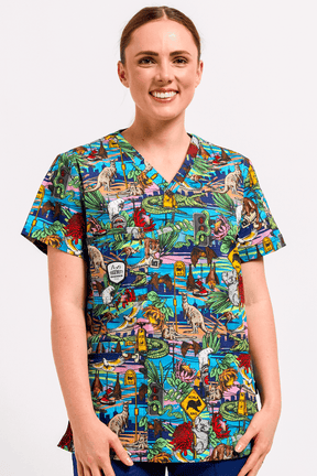 TradeMutt Scrubs Mission: Impossumble Unisex Scrub Top Mission: Impossumble Unisex Scrub Top