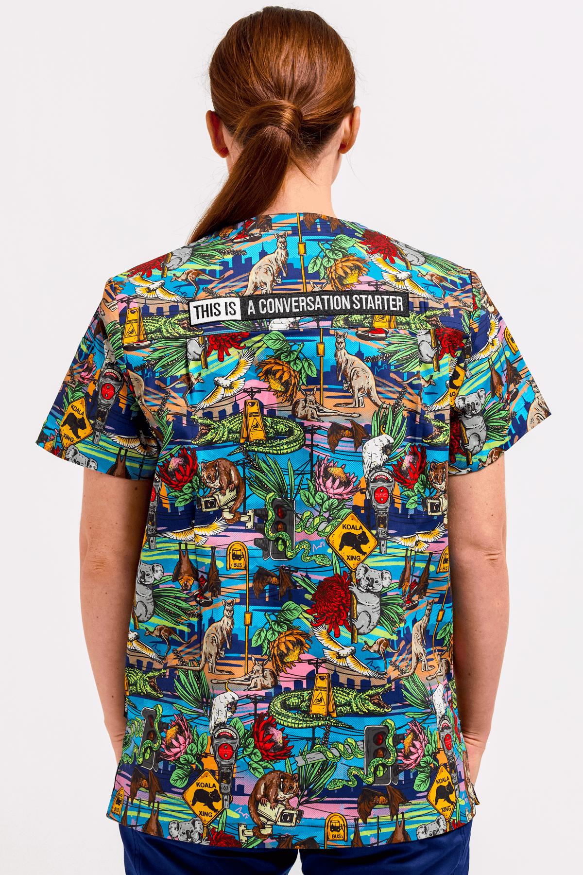 TradeMutt Scrubs Mission: Impossumble Unisex Scrub Top Mission: Impossumble Unisex Scrub Top