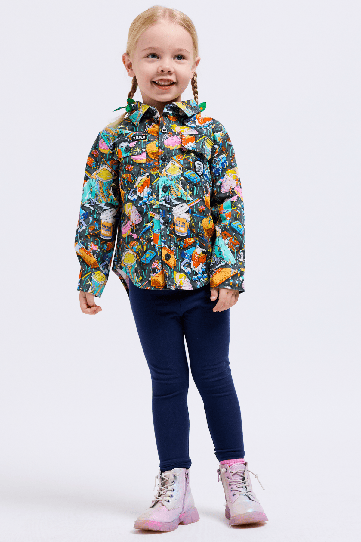 TradeMutt Kids Kids Servo Nation Army Work Shirt Kids Servo Nation Army Work Shirt